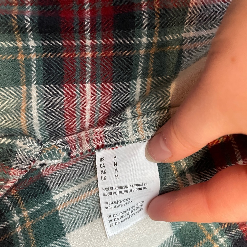 American Eagle Flannel Button Down - image 3
